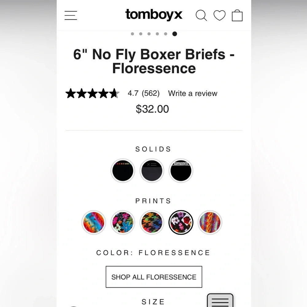 7 Pairs TomboyX Briefs - Picture 2 of 10